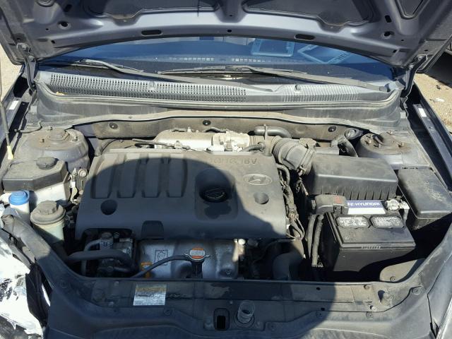 KMHCM36C79U134865 - 2009 HYUNDAI ACCENT GS GRAY photo 7