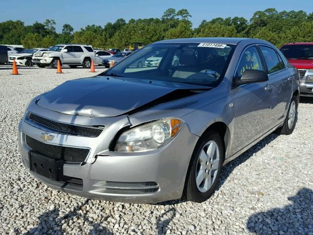1G1ZG57BX8F263024 - 2008 CHEVROLET MALIBU LS SILVER photo 2