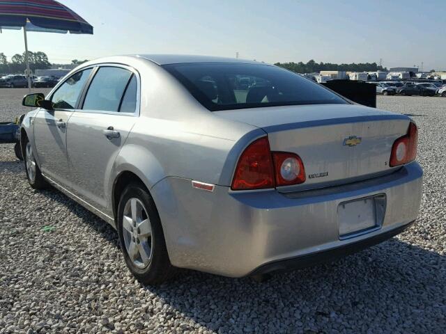 1G1ZG57BX8F263024 - 2008 CHEVROLET MALIBU LS SILVER photo 3