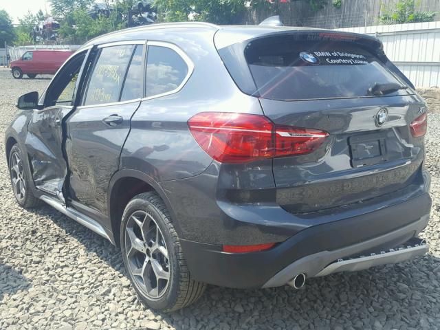 WBXHT3C38J5K27204 - 2018 BMW X1 XDRIVE2 GRAY photo 3