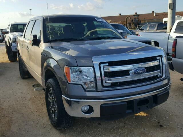 1FTFW1CF6EKD95179 - 2014 FORD F150 GRAY photo 1