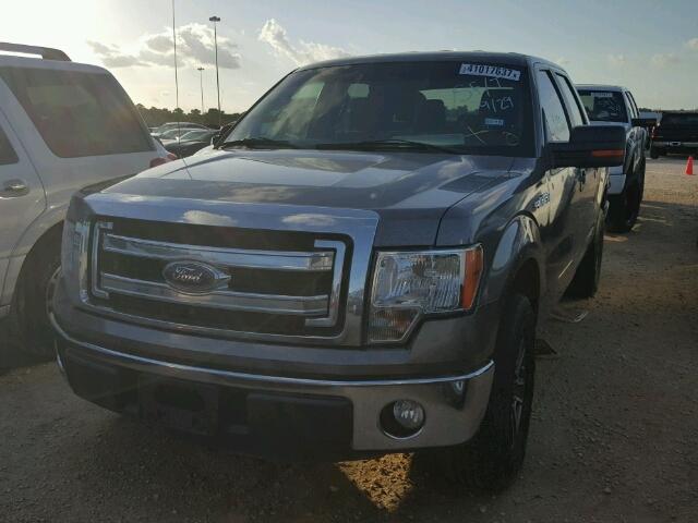 1FTFW1CF6EKD95179 - 2014 FORD F150 GRAY photo 2