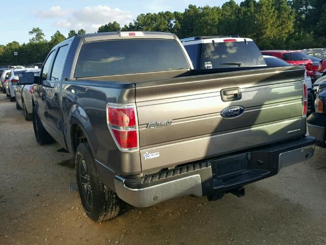 1FTFW1CF6EKD95179 - 2014 FORD F150 GRAY photo 3