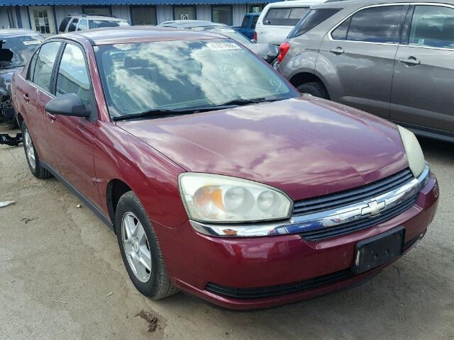 1G1ZT54845F220704 - 2005 CHEVROLET MALIBU LS მუქწითელი ფოტო 1