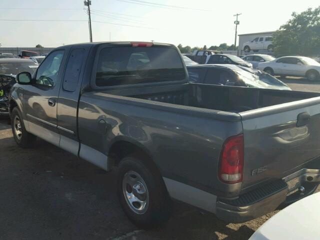 1FTRX17292NA64379 - 2002 FORD F150 GRAY photo 3