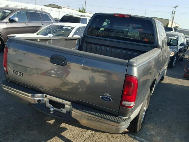 1FTRX17292NA64379 - 2002 FORD F150 GRAY photo 4