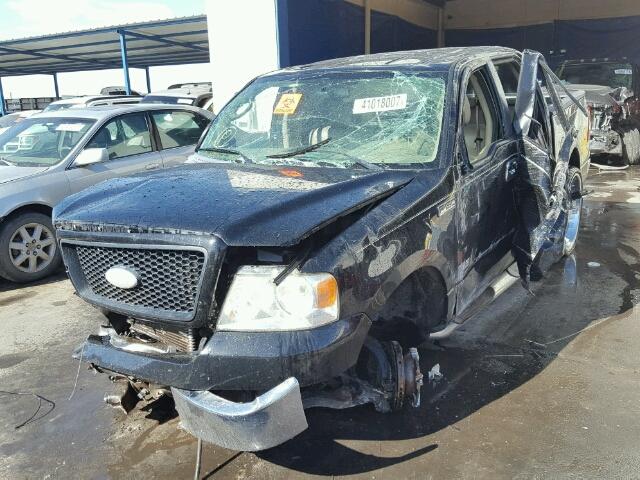 1FTPW12536KB30184 - 2006 FORD F150 SUPER BLACK photo 2