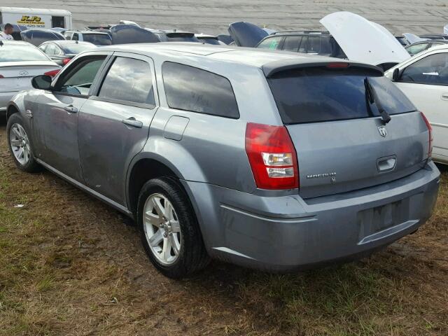 2D8FV47T47H781390 - 2007 DODGE MAGNUM SE BLUE photo 3