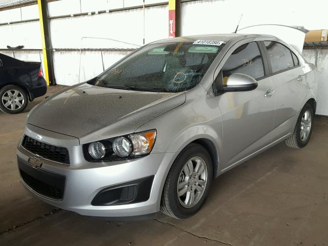 1G1JA5SH5C4212111 - 2012 CHEVROLET SONIC LS SILVER photo 2