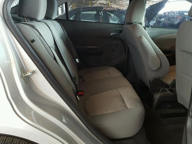 1G1JA5SH5C4212111 - 2012 CHEVROLET SONIC LS SILVER photo 6