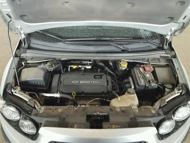 1G1JA5SH5C4212111 - 2012 CHEVROLET SONIC LS SILVER photo 7