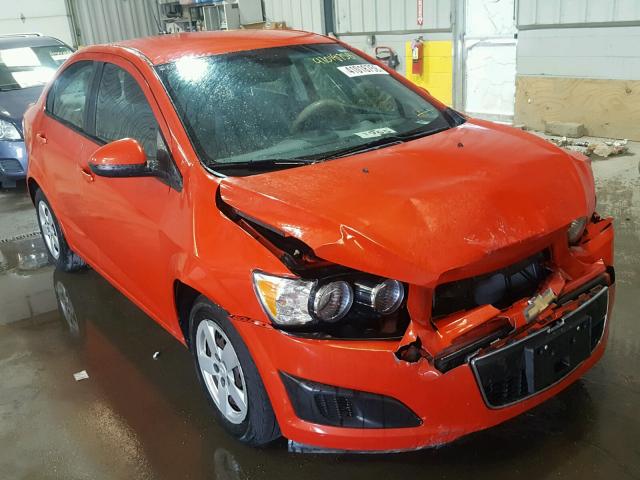 1G1JA5SG9D4108729 - 2013 CHEVROLET SONIC LS 橙色 照片 1