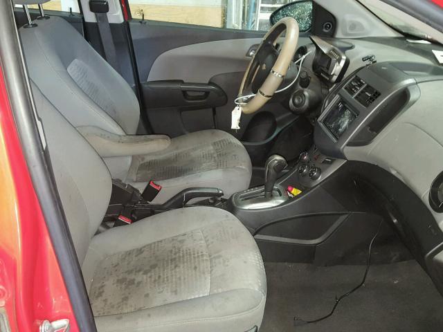 1G1JA5SG9D4108729 - 2013 CHEVROLET SONIC LS 橙色 照片 5