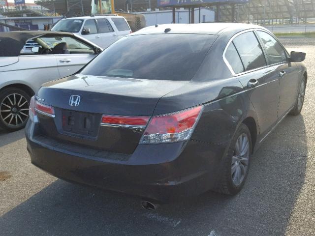 1HGCP2F81BA071451 - 2011 HONDA ACCORD EXL BLACK photo 4