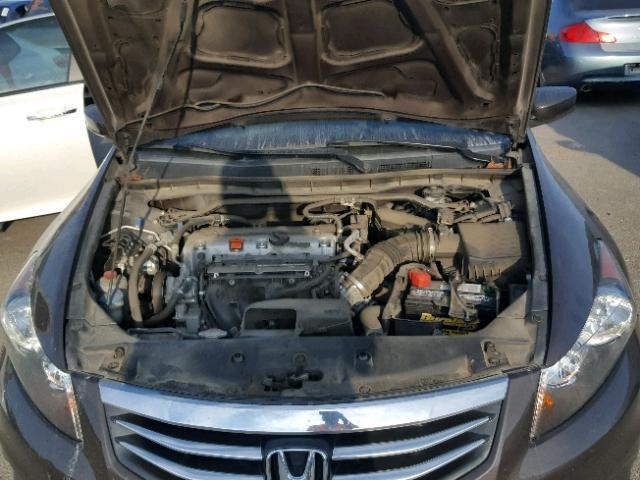 1HGCP2F81BA071451 - 2011 HONDA ACCORD EXL BLACK photo 7