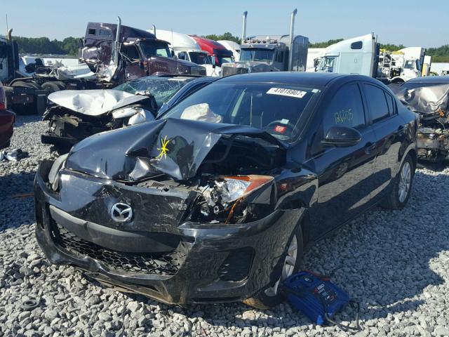 JM1BL1V79C1572808 - 2012 MAZDA 3 BLACK photo 2