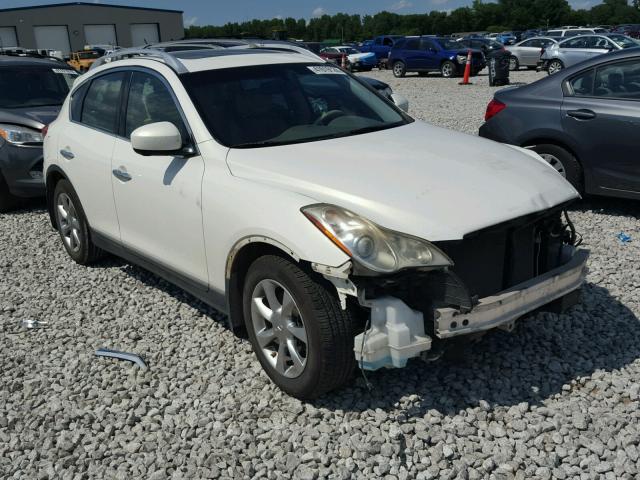 JNKAJ09F18M360499 - 2008 INFINITI EX35 BASE WHITE photo 1