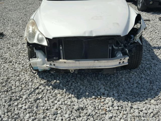 JNKAJ09F18M360499 - 2008 INFINITI EX35 BASE WHITE photo 9