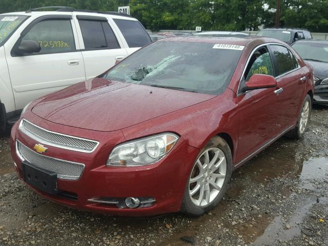 1G1ZE5E71AF264427 - 2010 CHEVROLET MALIBU LTZ 栗色 照片 2