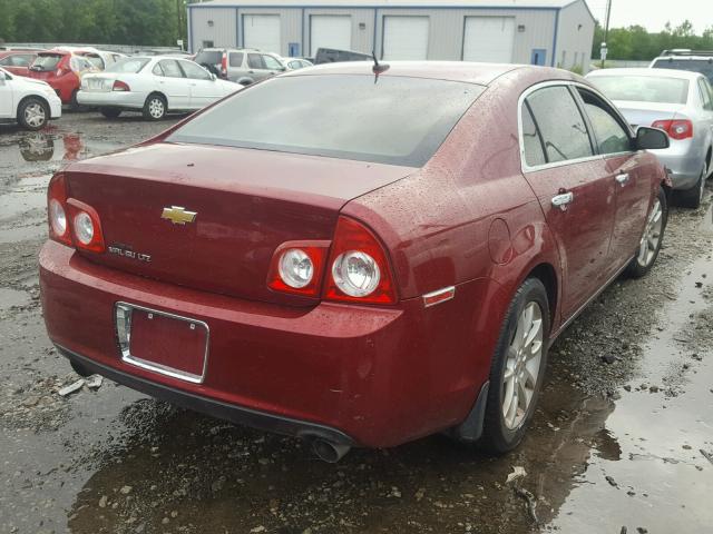 1G1ZE5E71AF264427 - 2010 CHEVROLET MALIBU LTZ 栗色 照片 4