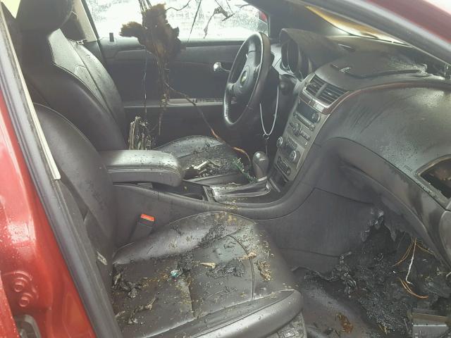 1G1ZE5E71AF264427 - 2010 CHEVROLET MALIBU LTZ 栗色 照片 5