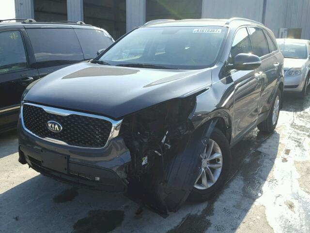 5XYPG4A30HG326851 - 2017 KIA SORENTO LX BLACK photo 2