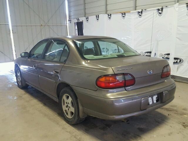 1G1NE52J22M653363 - 2002 CHEVROLET MALIBU LS BROWN photo 3