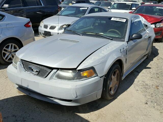 1FAFP40452F167220 - 2002 FORD MUSTANG SILVER photo 2