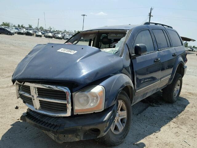 1D4HB58D65F556807 - 2005 DODGE DURANGO LI BLUE photo 2