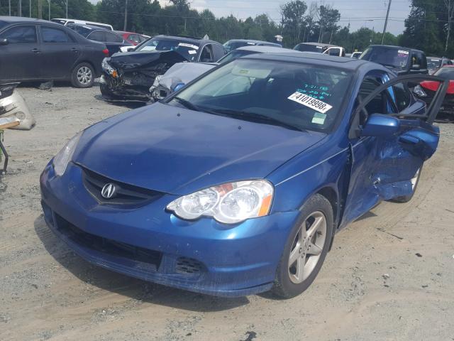 JH4DC53013S001506 - 2003 ACURA RSX TYPE-S BLUE photo 2