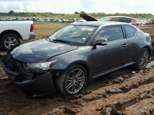JTKJF5C76D3056823 - 2013 SCION TC GRAY photo 2