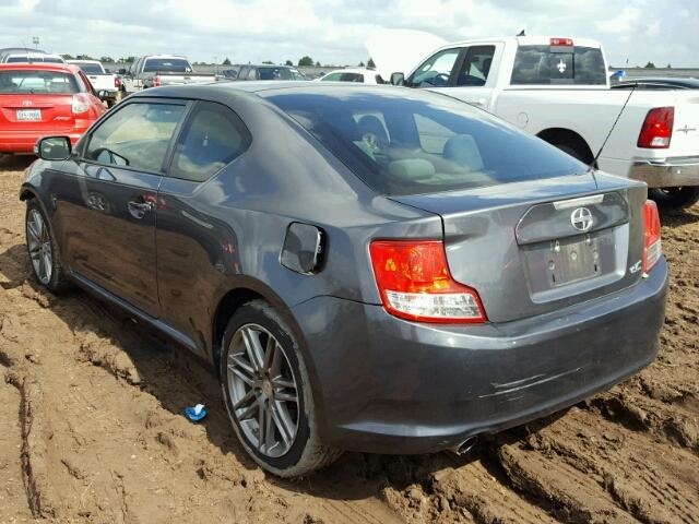 JTKJF5C76D3056823 - 2013 SCION TC GRAY photo 3