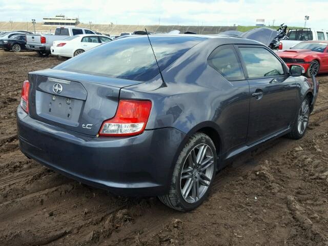 JTKJF5C76D3056823 - 2013 SCION TC GRAY photo 4