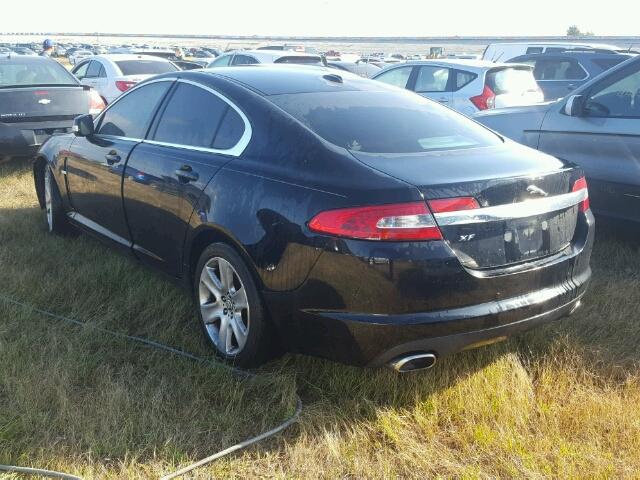 SAJWA05B99HR23529 - 2009 JAGUAR XF BLACK photo 3