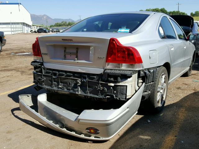 YV1RS592X62521317 - 2006 VOLVO S60 2.5T SILVER photo 4