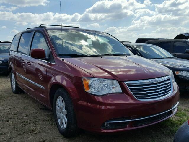 2C4RC1BG9ER157702 - 2014 CHRYSLER TOWN & COU MAROON photo 1