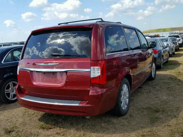 2C4RC1BG9ER157702 - 2014 CHRYSLER TOWN & COU MAROON photo 4