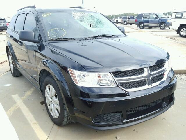 3C4PDCAB6ET217986 - 2014 DODGE JOURNEY BLACK photo 1