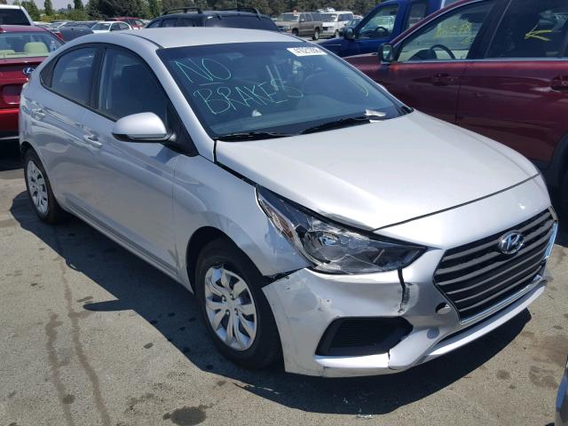 3KPC24A33JE024714 - 2018 HYUNDAI ACCENT SEL SILVER photo 1