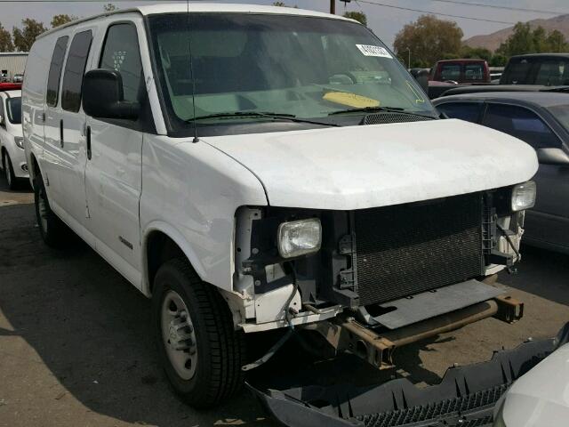 1GCGG25V661226749 - 2006 CHEVROLET EXPRESS G2 WHITE photo 1