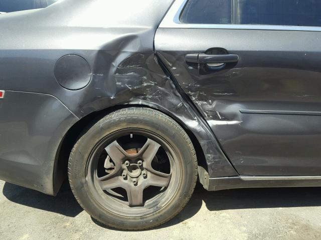 1G1ZC5E05A4158180 - 2010 CHEVROLET MALIBU 1LT GRAY photo 9