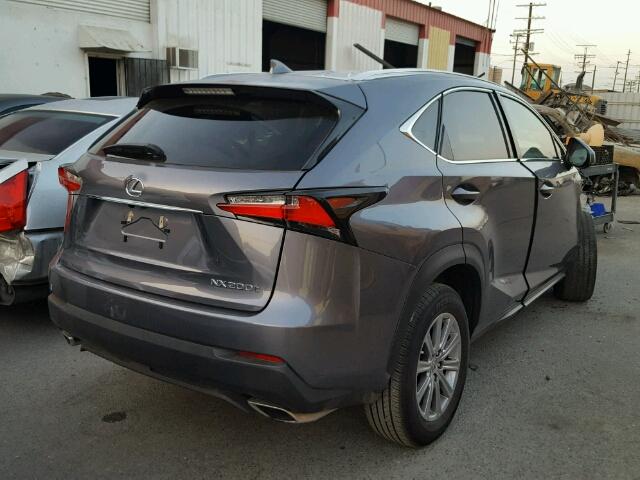 JTJYARBZXH2053317 - 2017 LEXUS NX GRAY photo 4