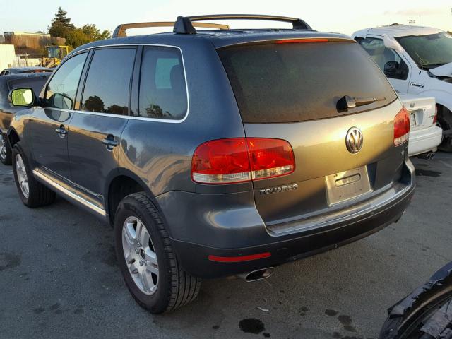 WVGCM67L24D035945 - 2004 VOLKSWAGEN TOUAREG 4. GRAY photo 3