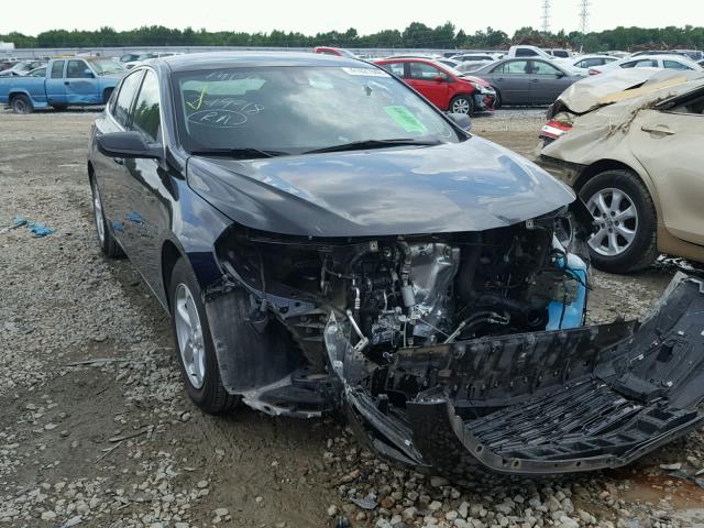 1G1ZB5ST6HF221559 - 2017 CHEVROLET MALIBU LS შავი ფოტო 1