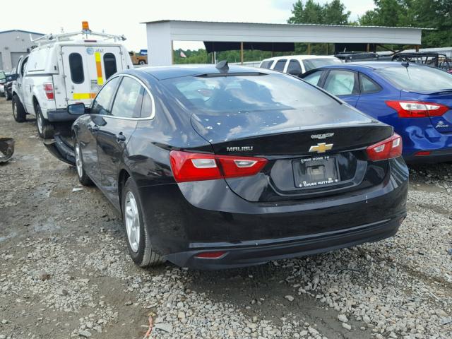 1G1ZB5ST6HF221559 - 2017 CHEVROLET MALIBU LS შავი ფოტო 3