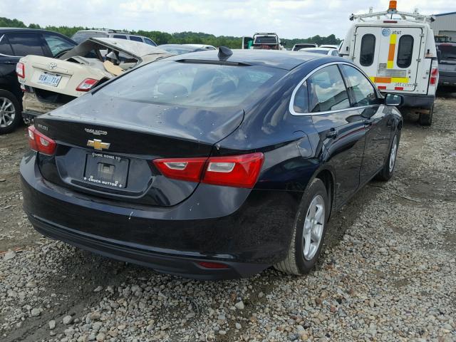 1G1ZB5ST6HF221559 - 2017 CHEVROLET MALIBU LS შავი ფოტო 4