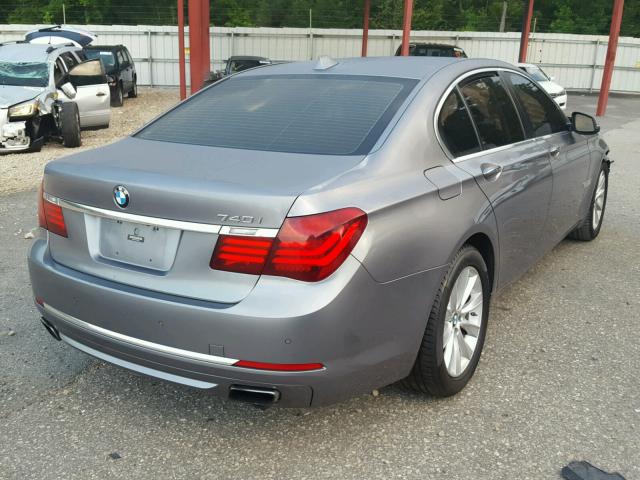 WBAYA6C51ED144437 - 2014 BMW 740 I GRAY photo 4