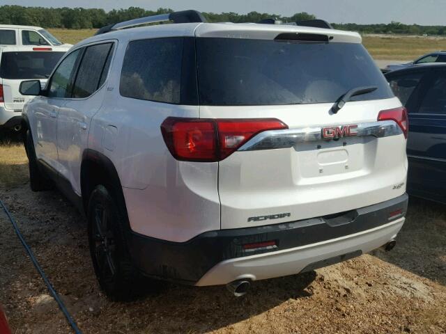 1GKKNMLSXHZ115005 - 2017 GMC ACADIA SLT WHITE photo 3