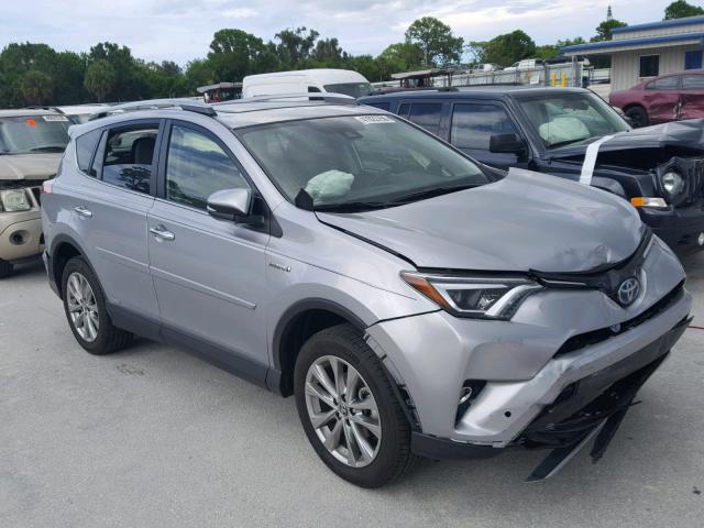 JTMDJREV6HD068069 - 2017 TOYOTA RAV4 HV LI SILVER photo 1