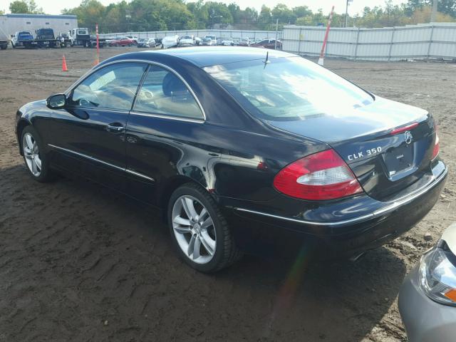 WDBTJ56J66F196831 - 2006 MERCEDES-BENZ CLK 350 BLACK photo 3